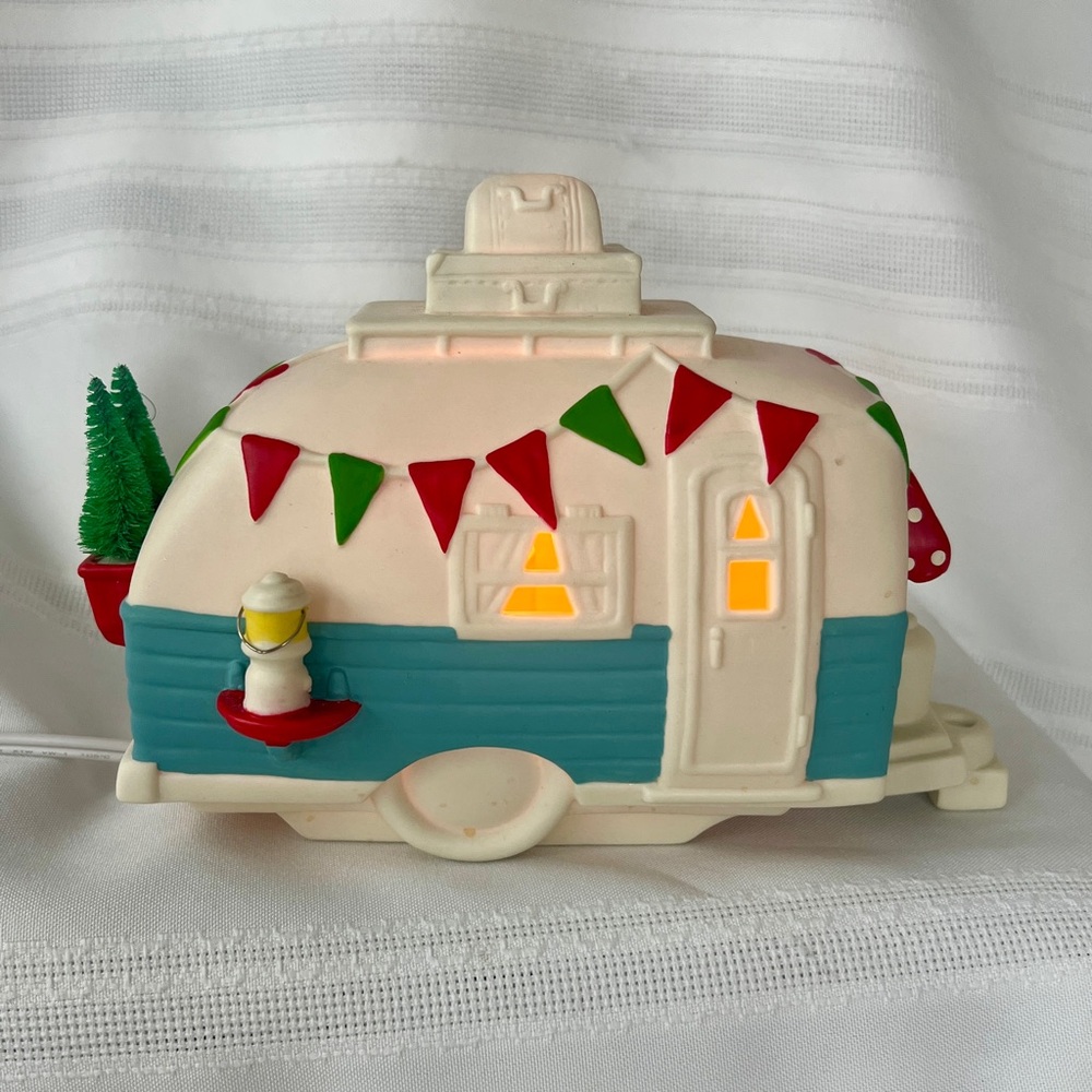 SNOWbabies Department 56 Figurine Wheel Estate Classics Lighted RETIRED IOB EUC‎